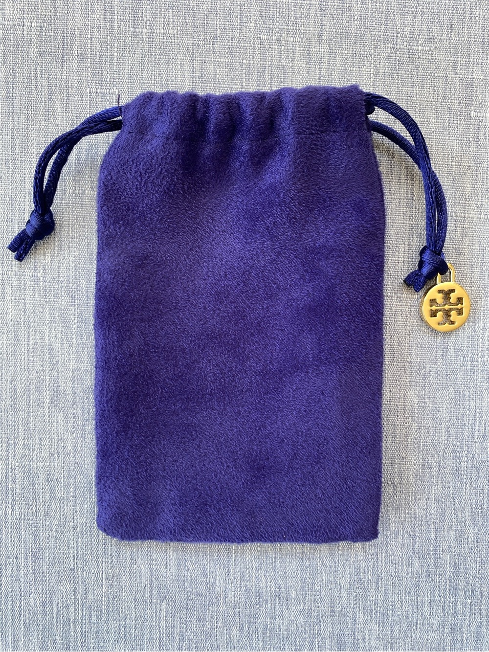 NWOT Authentic Tory Burch | Purple Suede Type Drawstring Pouch